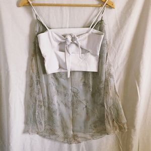 Vintage Free People Chiffon Skirt